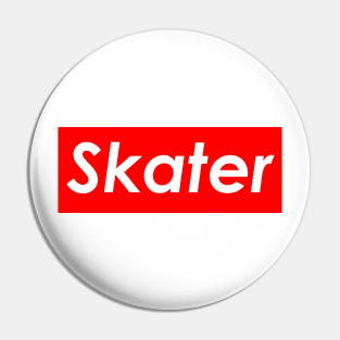 Skater (Red) Pin