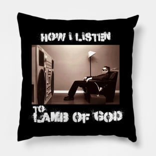 lamb  how i listen Pillow