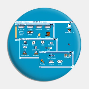 Amiga Workbench 1.3 Pin