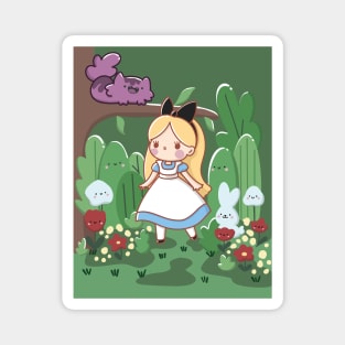 Alice In Wonderland Fan Art Magnet