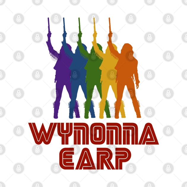 Pride Wynonna Earp Silhouettes by VikingElf