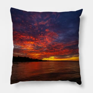 Abbey Beach Sunset Pillow