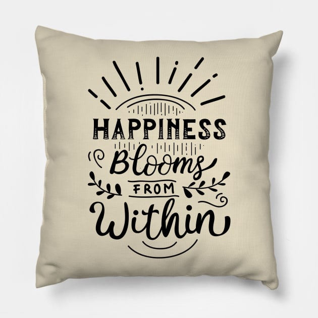 Inspirational Quote Pillow by ghostlytee