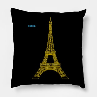 Hiker's Guide To Paris Pillow