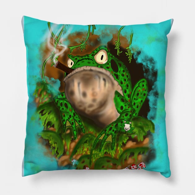 frog Pillow by hotstone