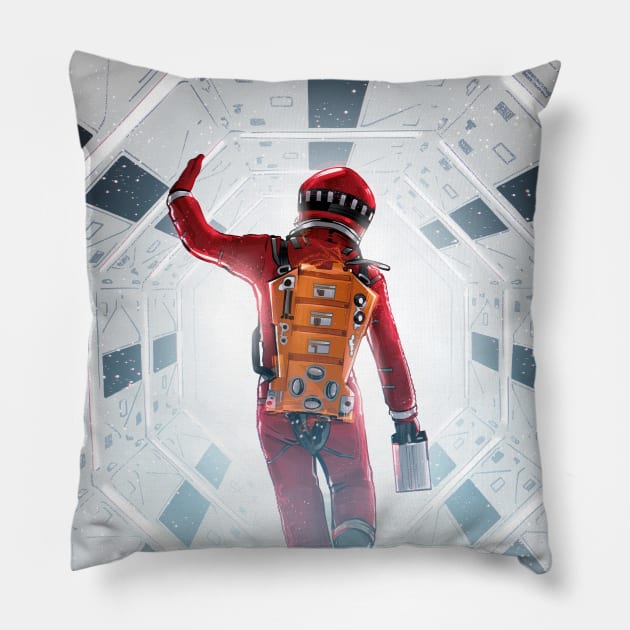 2001 Space Odyssey Pillow by nabakumov