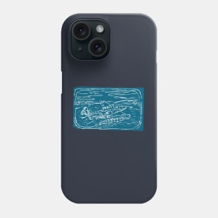 Fantasy Floatplane in Blue Phone Case