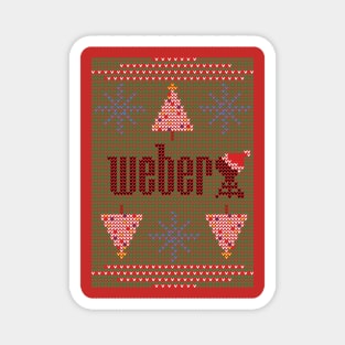 Weber Ugly Holiday Sweater No 2 Magnet