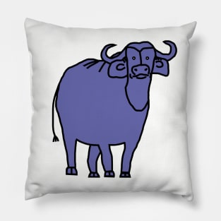 Very Peri Periwinkle Blue Ox Color of the Year 2022 Pillow