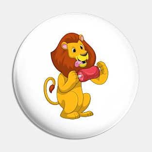 Lion with Meat Pin