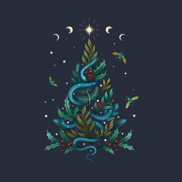 Serpentine Christmas by Episodic Drawing