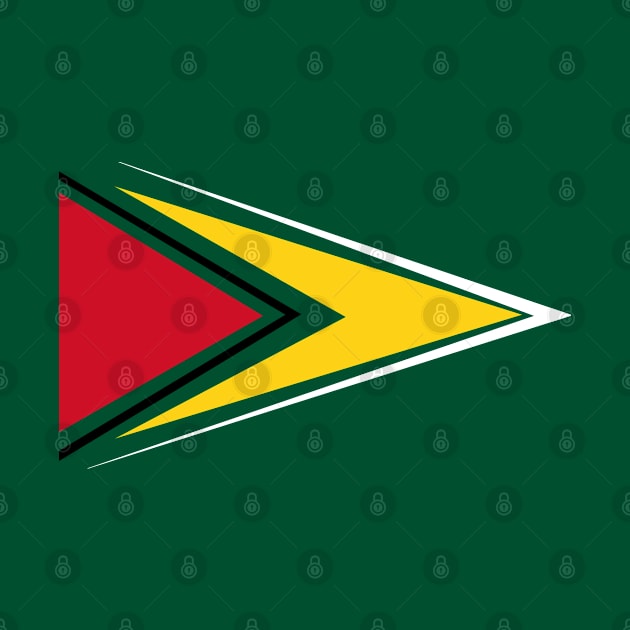 Guyana Flag by Historia