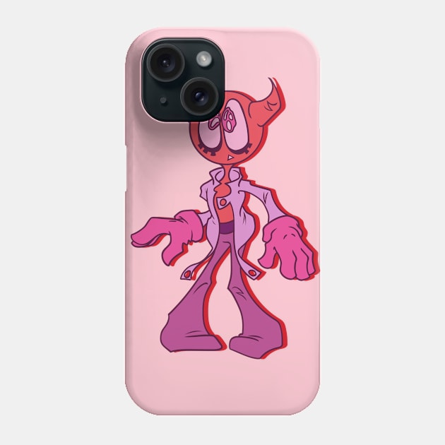 Devil (Pink) Phone Case by Hood_Boy_Cartoons