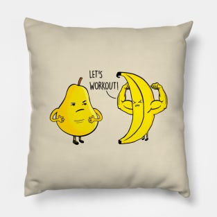 Pear and banana Pillow