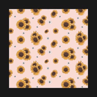 Sunflower Seamless Pattern T-Shirt