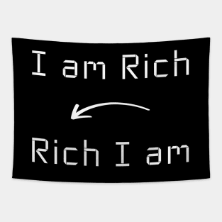 I am Rich T-Shirt mug apparel hoodie tote gift sticker pillow art pin Tapestry