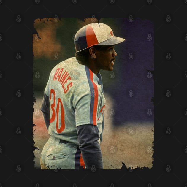 Tim Raines in Montreal Expos by PESTA PORA