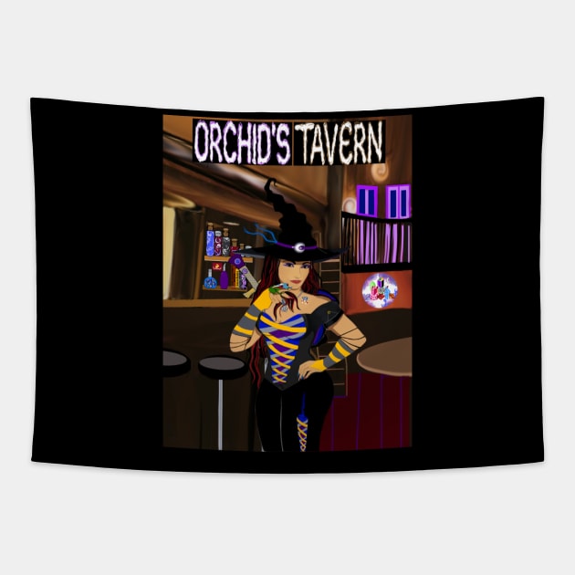 Orchid’s Tavern 2 Patron Tapestry by Orchid's Art