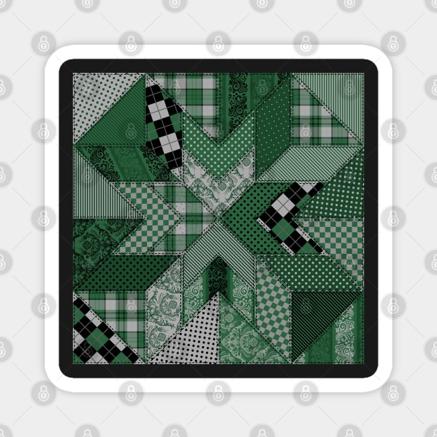 Salazar Quilt 2 Magnet by implexity