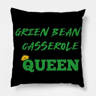 Green Beans Casserole Queen T-Shirt Pillow
