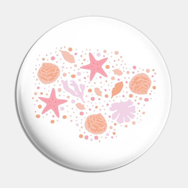 pastel seashell iPhone case, pink and blush corals, Henri Matisse, warm tones, pink aesthetic, lilac, mauve, cute iPhone case, orange, pastels, starfish Pin by blomastudios