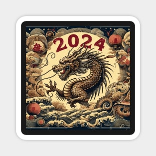 Year of the dragon 2024 Magnet