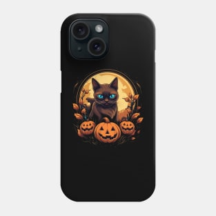 Siamese Cat Halloween Phone Case