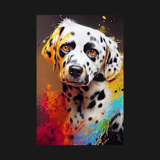 Dalmatian Dog Pet Cute Adorable Animal Compagnon T-Shirt