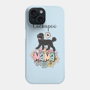 Black Cockapoo Mama Phone Case