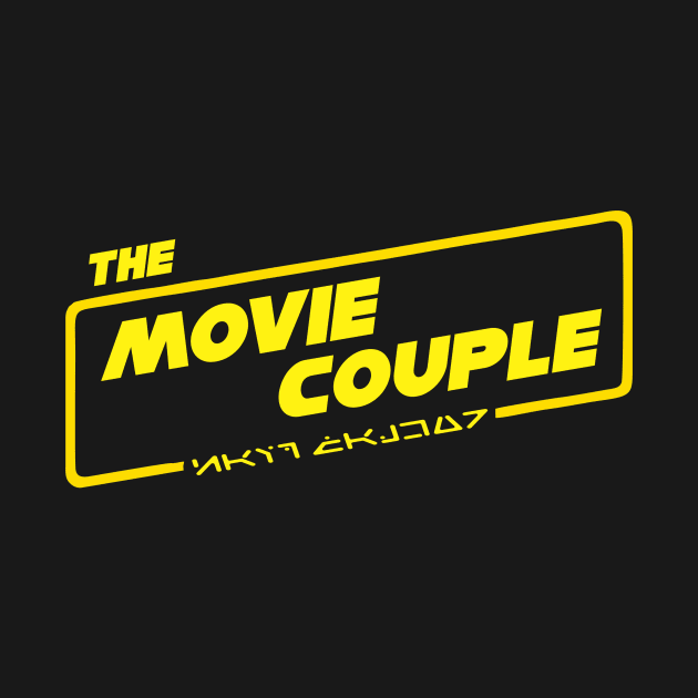 The Movie Couple Logo Tee - Yellow Logo by The Movie Couple