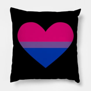 bi pride heart Pillow