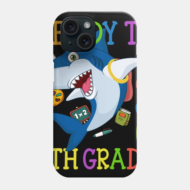 Dabbing 6th Grade Shark Back To School Phone Case by kateeleone97023