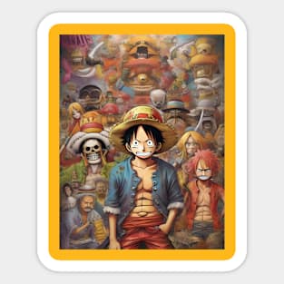 ⚓ Upset Monkey D. Luffy Sticker