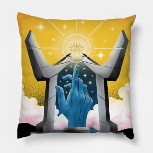 The Gate to Infinity - Psychedelic, Urban Style Pillow