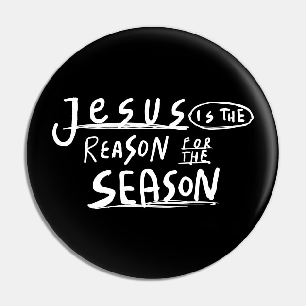 Yeah, Jesus Is The Reason Motivational Christian Faith Pin by ChristianCanCo