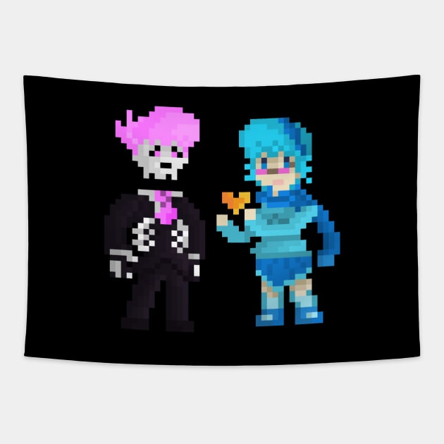 Pixel Lewis X Vivi Tapestry by namdecent