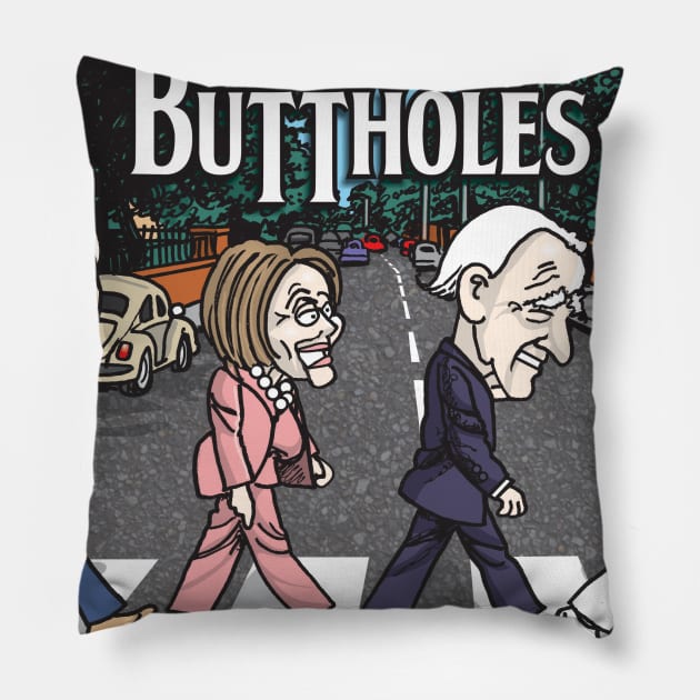 Democratic Party Leaders Pillow by Tom Stiglich Cartoons