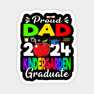 Proud Dad Of A 2024 Kindergarten Graduate Magnet