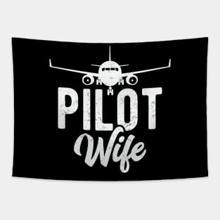 Funny Pilot Wife Tapestry