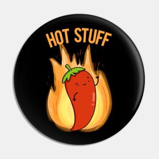 Hot Stuff Cute Chili Pun Pin