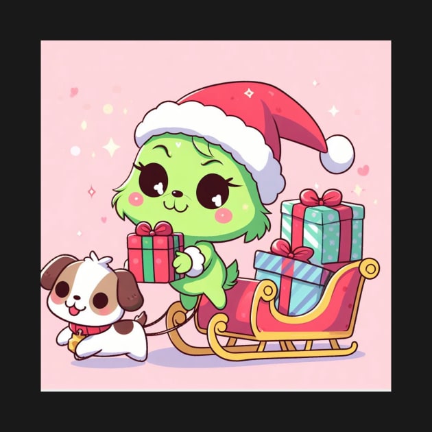 Baby Grinch inspired Grinchmas! Cute Christmas decor festive wear by Edgot