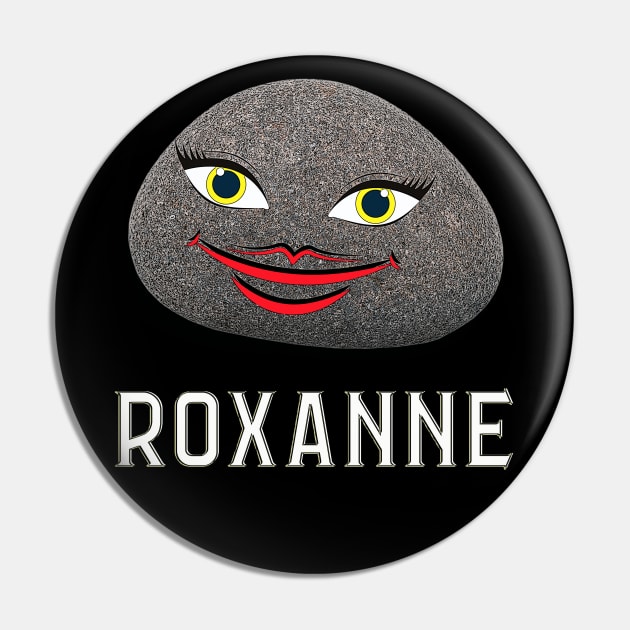 Roxanne - Your new BFF - She likes to Rock N' Roll Pin by TJWDraws