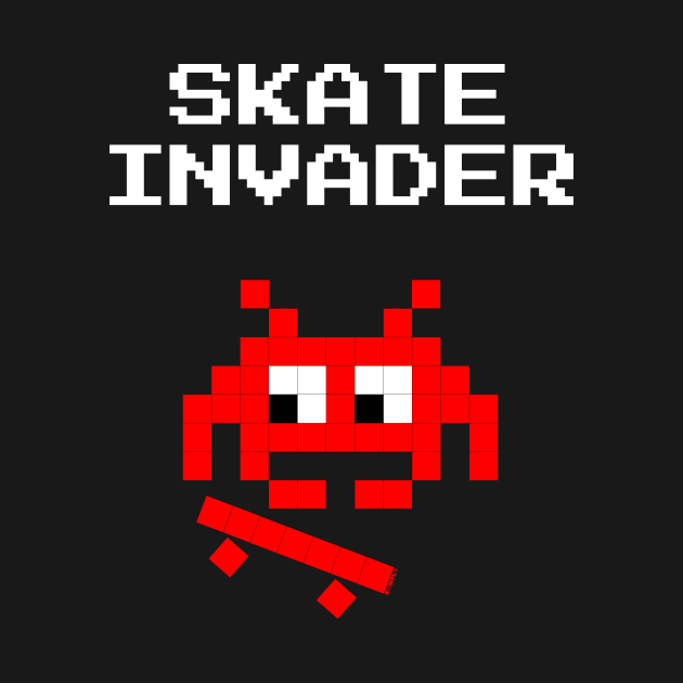 Skate Invader by KOMPLO