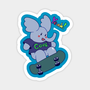 Yeah! Cool Elephant Magnet