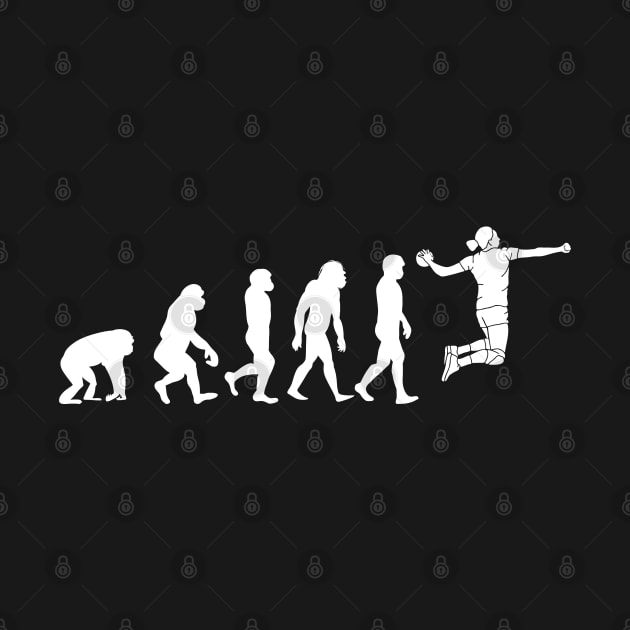 Evolution of Handball Girl - Funny Handball gift by Shirtbubble