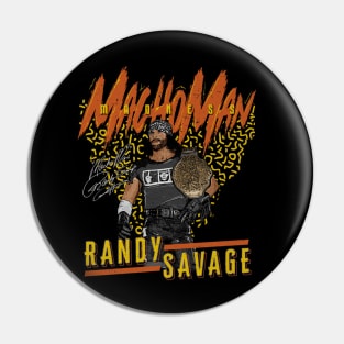 Macho Man nWo Championship Pin