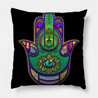 Hamsa 3D Pillow