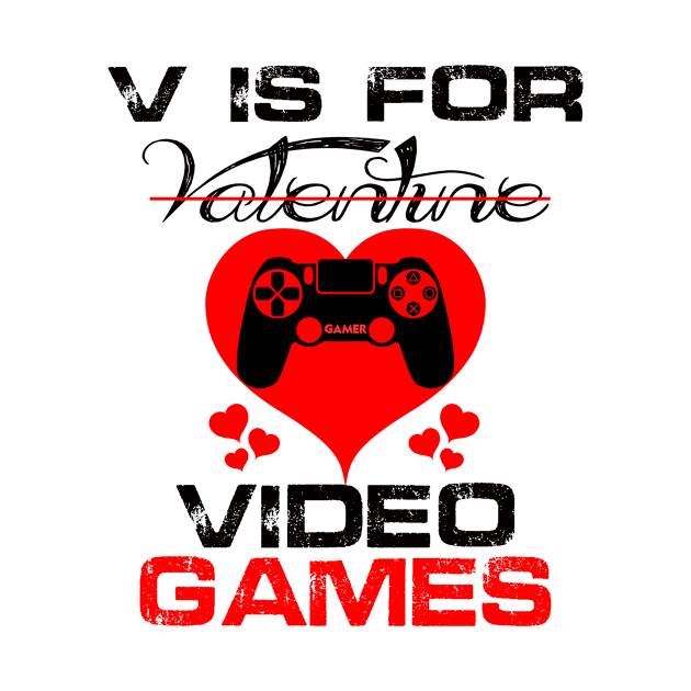 V Is For Valentine Video Games by Dealphy