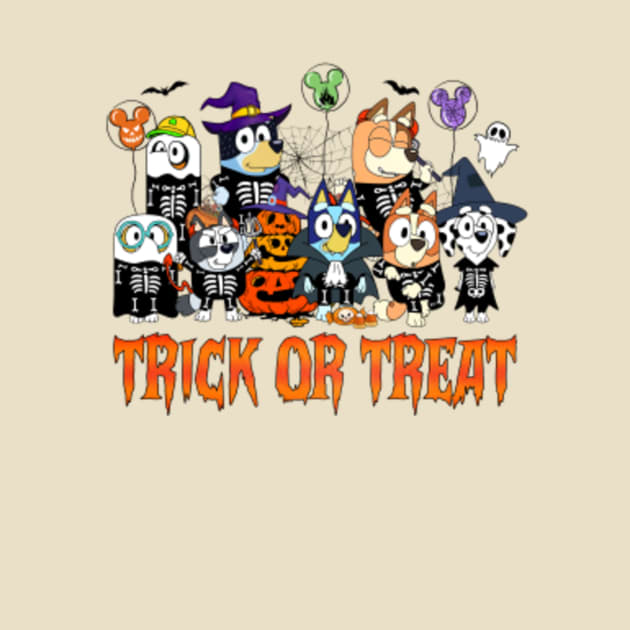 Discover BlueyDad Trick Or Treat Halloween - BlueyDad Halloween T-Shirt