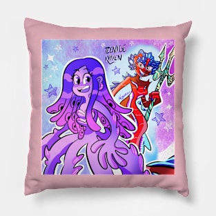 Teenager kraken Pillow